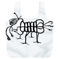 Fantasy Weird Insect Drawing Full Print Recycle Bag (xxxl) by dflcprintsclothing