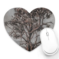 Big Tree Photo Illustration Heart Mousepads