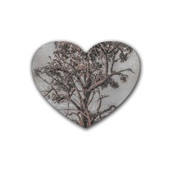 Big Tree Photo Illustration Rubber Coaster (heart) by dflcprintsclothing