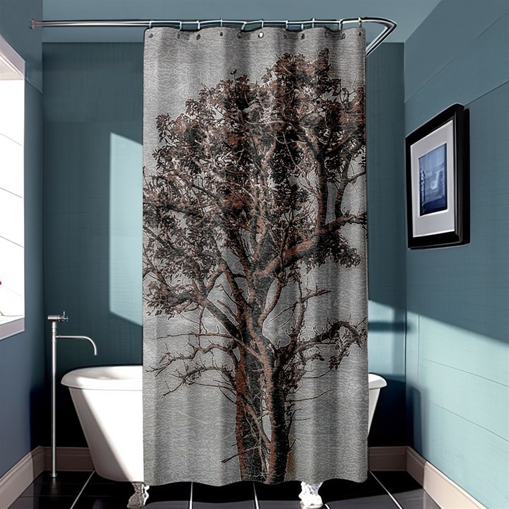 Big Tree Photo Illustration Shower Curtain 36  x 72  (Stall) 