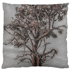 Big Tree Photo Illustration Large Cushion Case (two Sides) by dflcprintsclothing