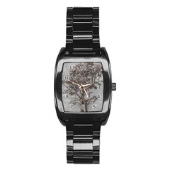 Big Tree Photo Illustration Stainless Steel Barrel Watch by dflcprintsclothing