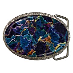 Oil Slick Belt Buckles by MRNStudios