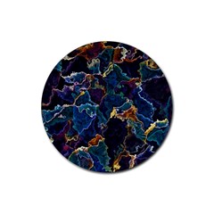 Oil Slick Rubber Coaster (round) by MRNStudios