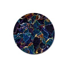 Oil Slick Magnet 3  (round) by MRNStudios