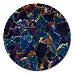 Oil Slick Magnet 5  (round) by MRNStudios