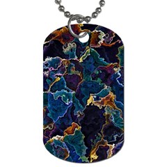 Oil Slick Dog Tag (one Side) by MRNStudios