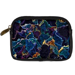 Oil Slick Digital Camera Leather Case by MRNStudios