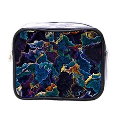 Oil Slick Mini Toiletries Bag (one Side) by MRNStudios