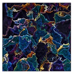 Oil Slick Large Satin Scarf (square) by MRNStudios