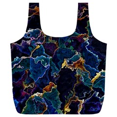 Oil Slick Full Print Recycle Bag (xxl) by MRNStudios