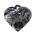 Hg Breeze Dog Tag Heart (Two Sides) Front