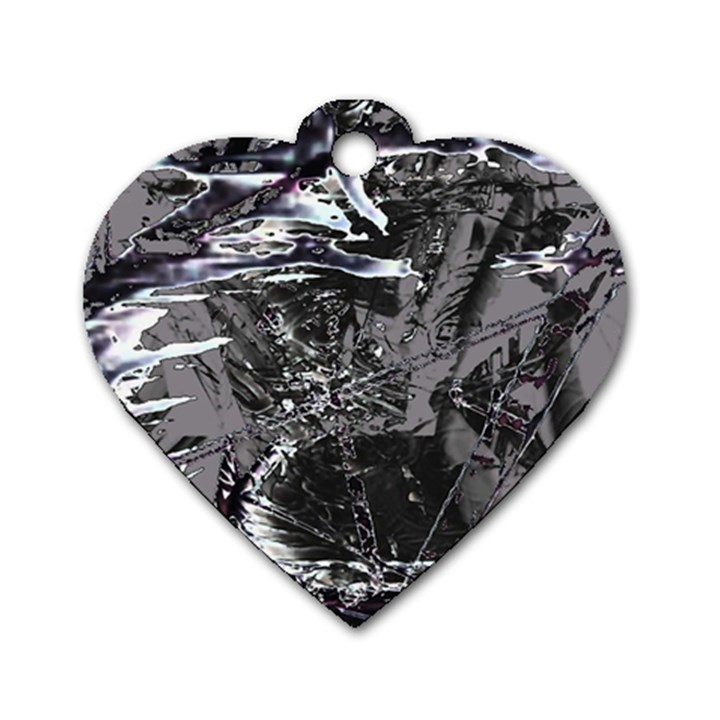 Hg Breeze Dog Tag Heart (Two Sides)