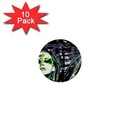 Dubstep Alien 1  Mini Magnet (10 Pack)  by MRNStudios