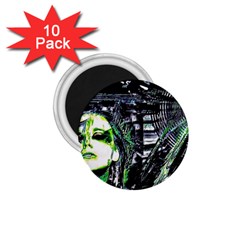 Dubstep Alien 1 75  Magnets (10 Pack)  by MRNStudios