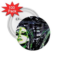 Dubstep Alien 2 25  Buttons (100 Pack)  by MRNStudios