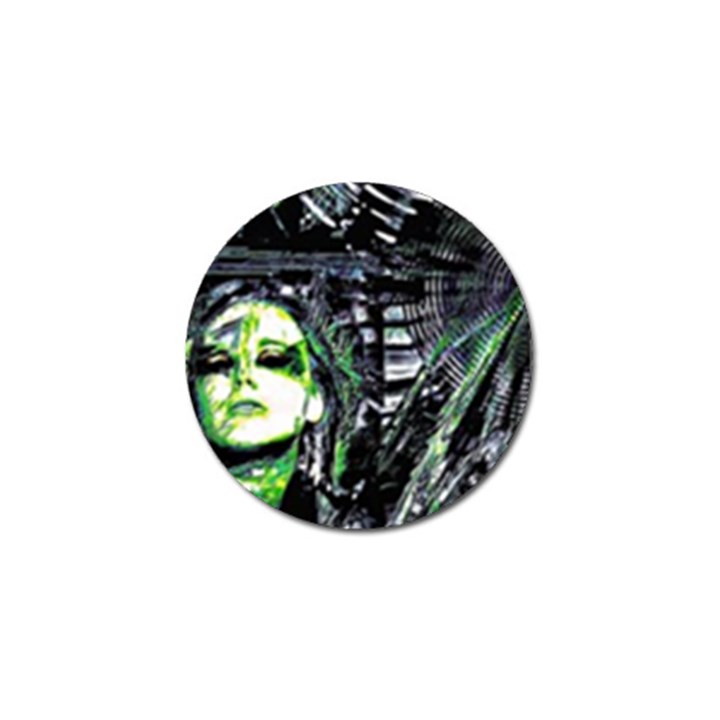 Dubstep Alien Golf Ball Marker