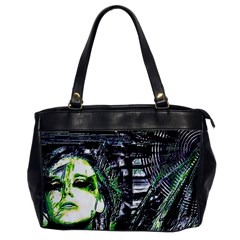 Dubstep Alien Oversize Office Handbag by MRNStudios