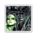 Dubstep Alien Memory Card Reader (Square) Front