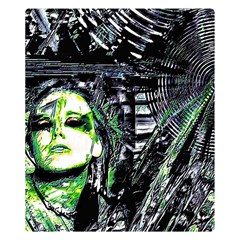 Dubstep Alien Double Sided Flano Blanket (small)  by MRNStudios