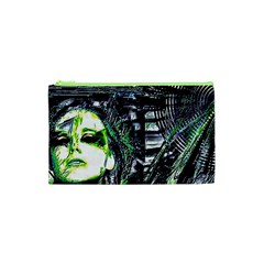 Dubstep Alien Cosmetic Bag (xs) by MRNStudios