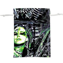 Dubstep Alien  Lightweight Drawstring Pouch (xl) by MRNStudios