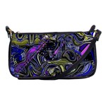 Deconstructed Green Shoulder Clutch Bag Front