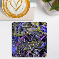 Deconstructed Green Uv Print Square Tile Coaster  by MRNStudios