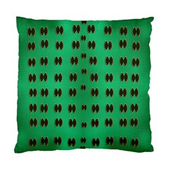 Butterflies In Fresh Green Environment Standard Cushion Case (one Side) by pepitasart