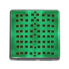 Butterflies In Fresh Green Environment Memory Card Reader (square 5 Slot) by pepitasart