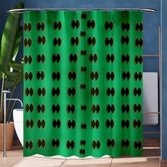 Butterflies In Fresh Green Environment Shower Curtain 60  X 72  (medium)  by pepitasart