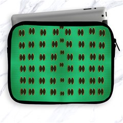 Butterflies In Fresh Green Environment Apple Ipad 2/3/4 Zipper Cases by pepitasart