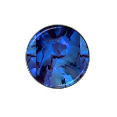 Peony In Blue Hat Clip Ball Marker