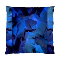 Peony In Blue Standard Cushion Case (two Sides) by LavishWithLove