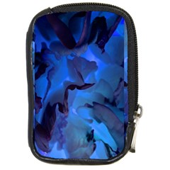 Peony In Blue Compact Camera Leather Case