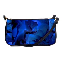 Peony In Blue Shoulder Clutch Bag