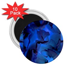 Peony In Blue 2 25  Magnets (10 Pack) 