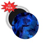 Peony in Blue 2.25  Magnets (10 pack)  Front