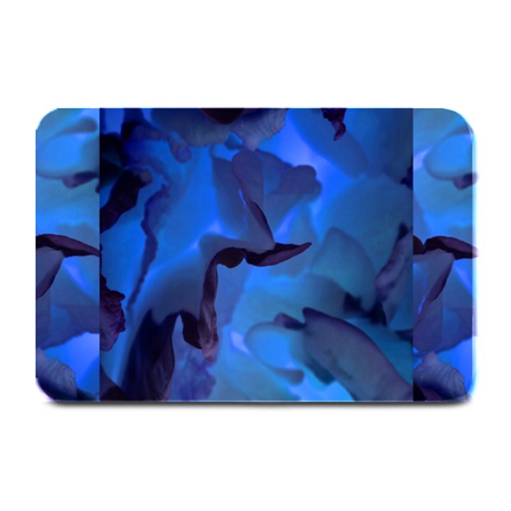 Peony in Blue Plate Mats