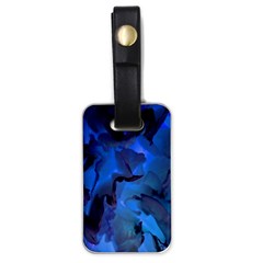 Peony In Blue Luggage Tag (one Side) by LavishWithLove