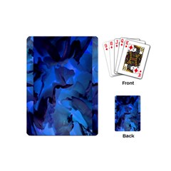 Peony In Blue Playing Cards Single Design (mini) by LavishWithLove