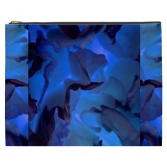 Peony In Blue Cosmetic Bag (xxxl)