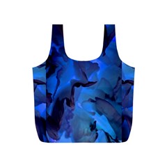 Peony In Blue Full Print Recycle Bag (s)