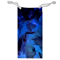 Peony In Blue Jewelry Bag