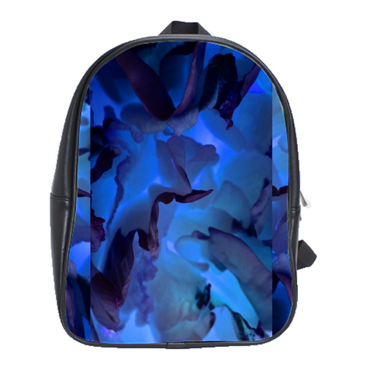 Peony in Blue School Bag (Large)