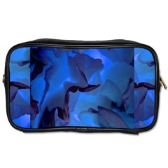 Peony In Blue Toiletries Bag (one Side)