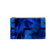 Peony In Blue Cosmetic Bag (small) by LavishWithLove