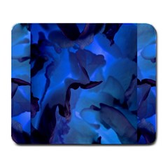 Peony In Blue Large Mousepads by LavishWithLove