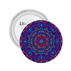 Vibrant Violet Mandala 2 25  Buttons by lujastyles