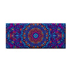 Vibrant Violet Mandala Hand Towel